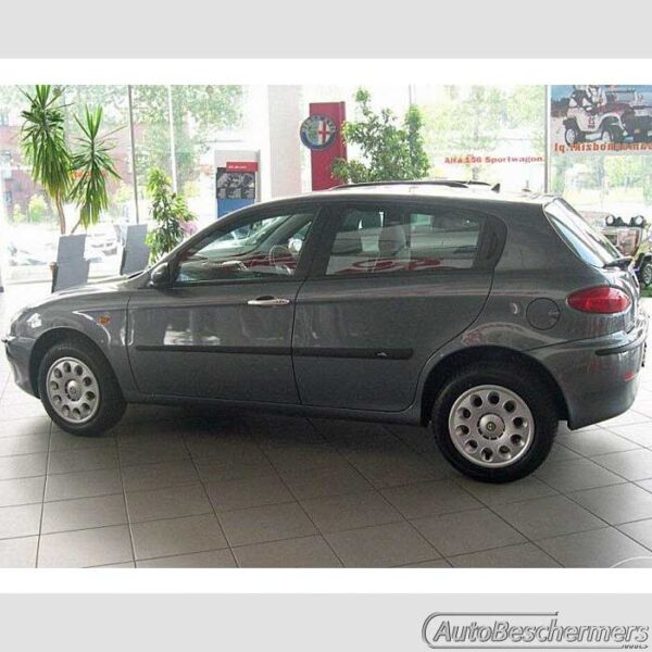 Stootlijsten set zwart Alfa Romeo 147 5-deurs 10.2000-12.2010 - Afbeelding 2