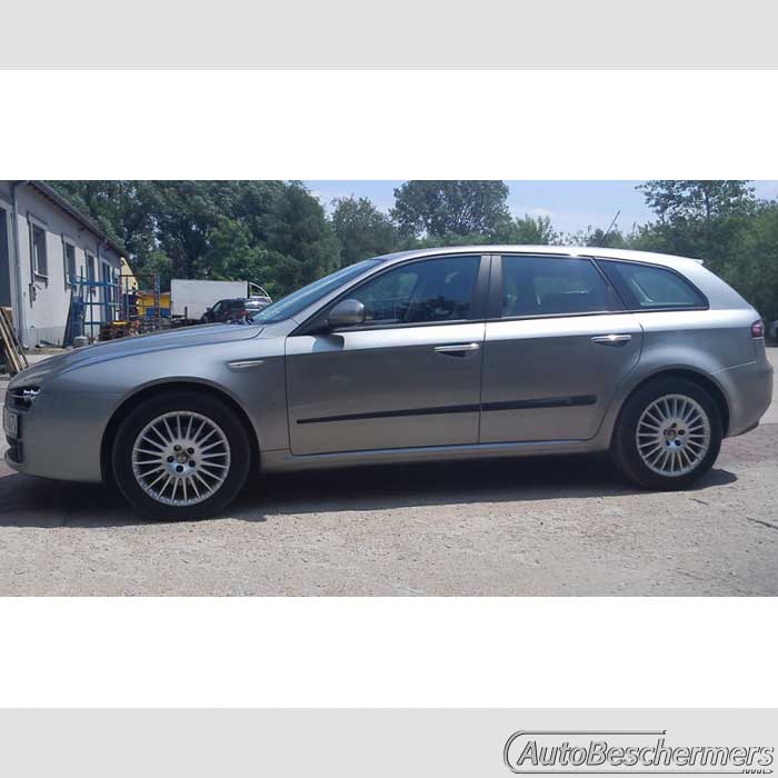 Stootlijsten set zwart Alfa Romeo 159 Sportswagon 03.2006-12.2011