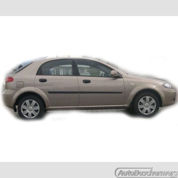 Stootlijsten set zwart Chevrolet Lacetti 04.2004-2010