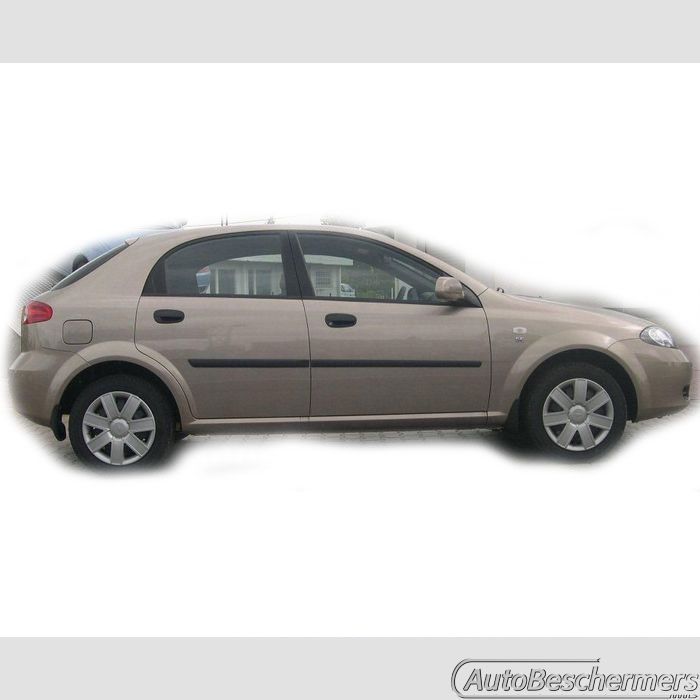 Stootlijsten set zwart Chevrolet Lacetti 04.2004-2010