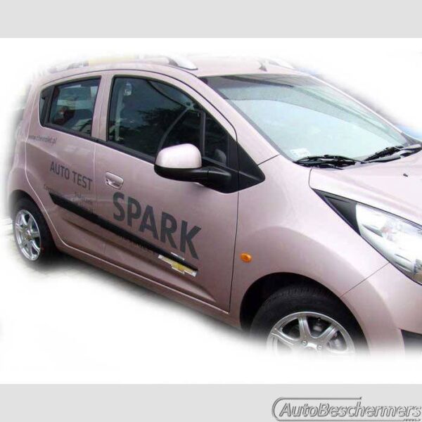 Stootlijsten set zwart Chevrolet Spark 03.2011- - Afbeelding 2