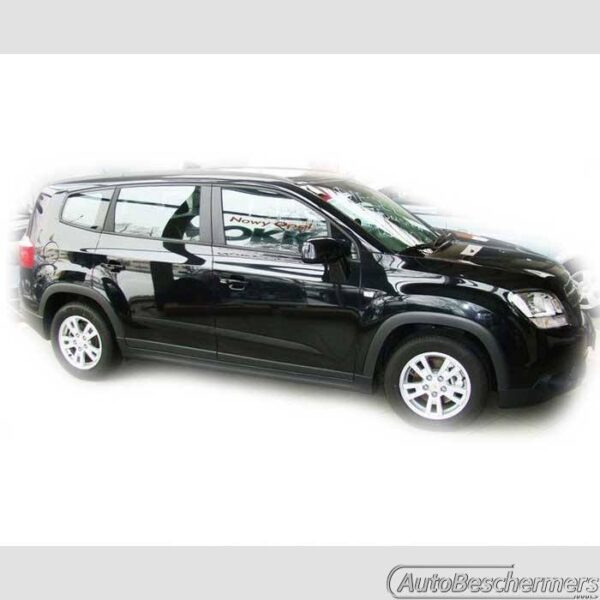 Stootlijsten set zwart Chevrolet Orlando 2010- - Afbeelding 2