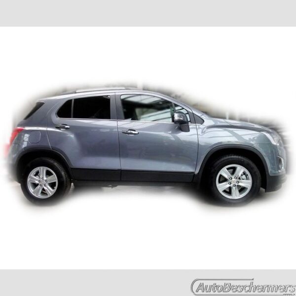 Stootlijsten set zwart Chevrolet Trax 04.2013-