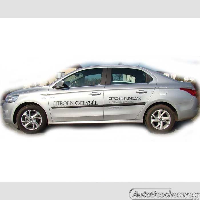Stootlijsten set zwart Citroën C-Elysee 2012-