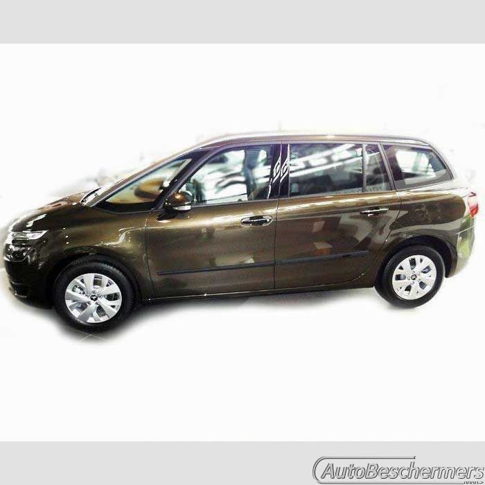 Stootlijsten set zwart Citroën C4 Grand Picasso 09.2013-