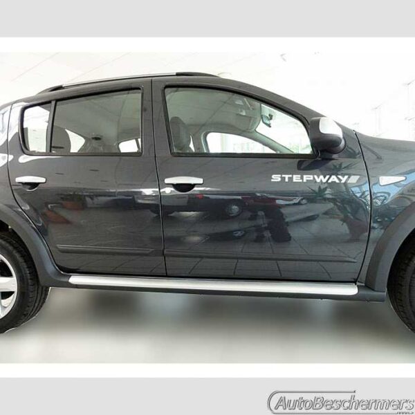 Stootlijsten set zwart Dacia Sandero Stepway I 06.2008-12.2012 - Afbeelding 2