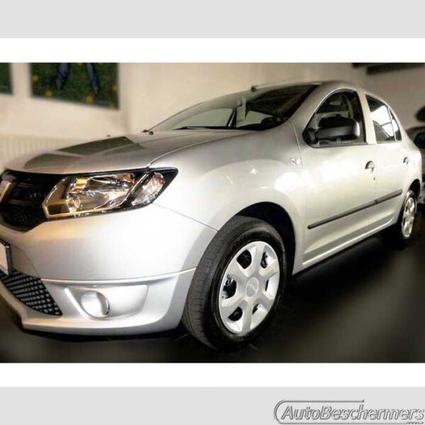 Stootlijsten set zwart Dacia Logan 06.2013-