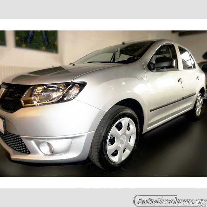 Stootlijsten set zwart Dacia Logan 06.2013-