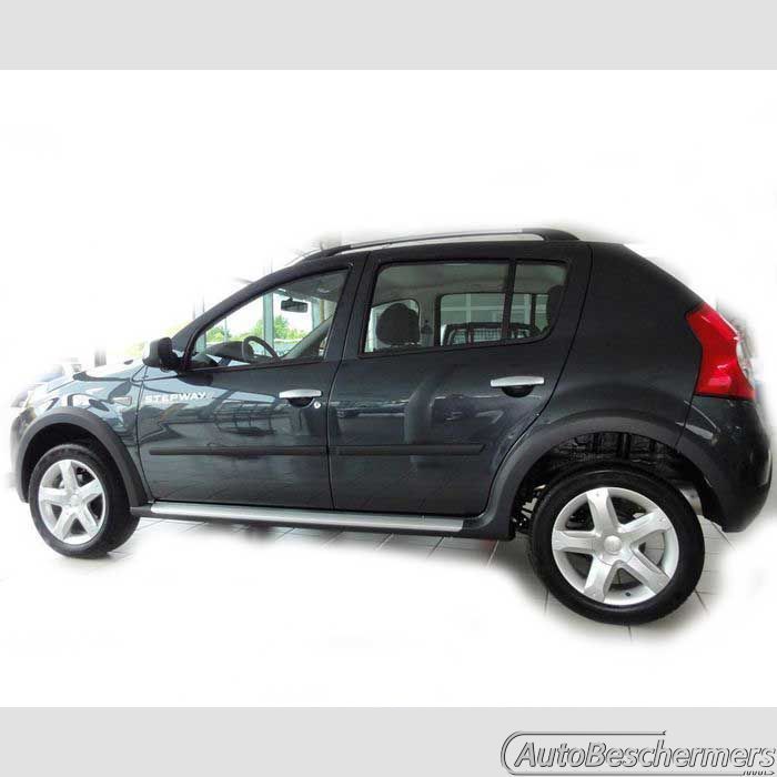 Stootlijsten set zwart Dacia Sandero 06.2008-11.2012