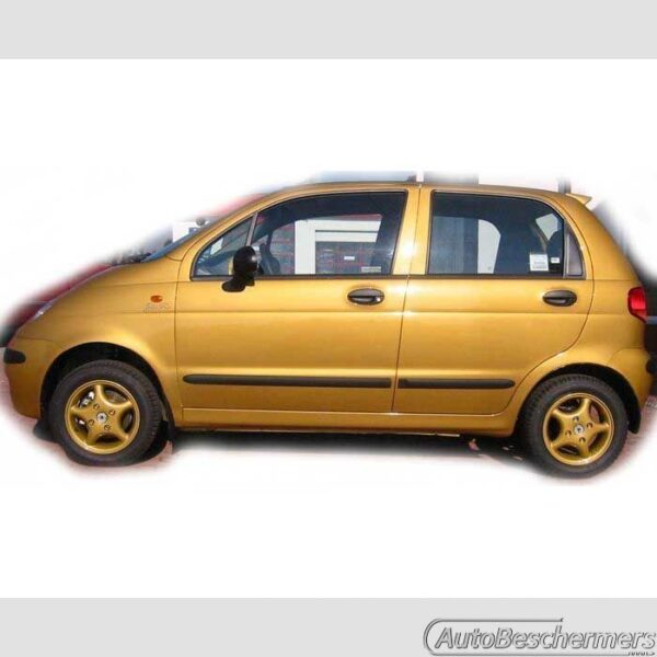 Stootlijsten set zwart Daewoo Matiz 1998-2003