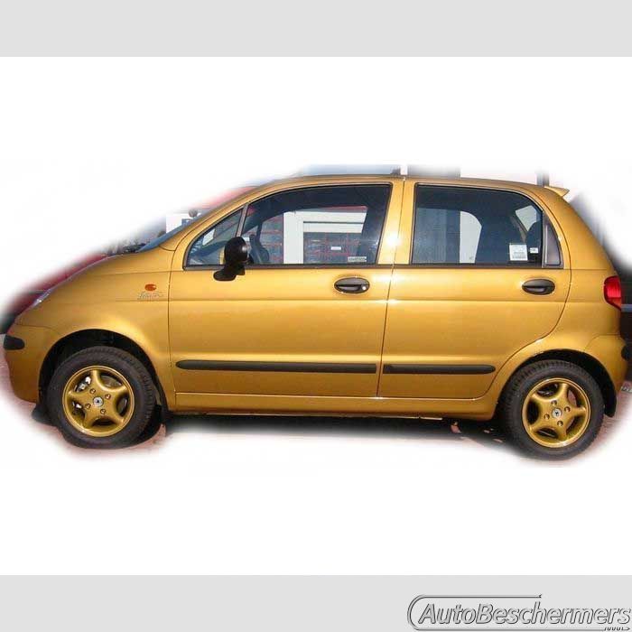 Stootlijsten set zwart Daewoo Matiz 1998-2003