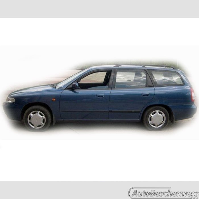 Stootlijsten set zwart Daewoo Nubira 1997-1999