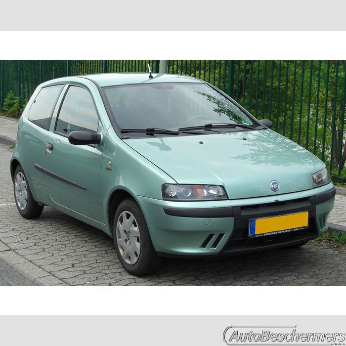 Stootlijsten set zwart Fiat Punto 3-deurs 1999-2005