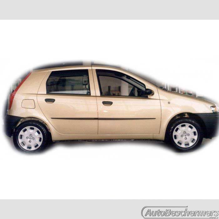 Stootlijsten set zwart Fiat Punto 5-deurs 1999-2005