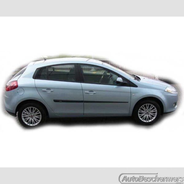 Stootlijsten set zwart Fiat Bravo 5-deurs 2007-2014