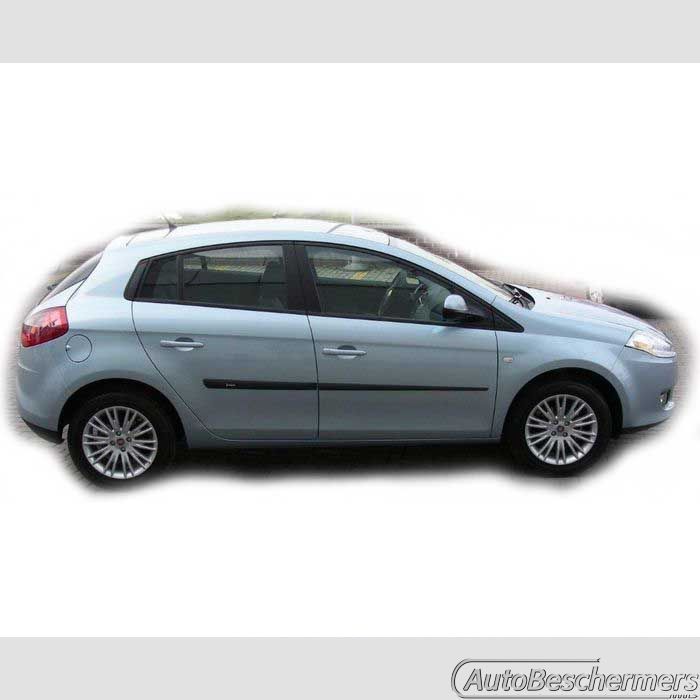 Stootlijsten set zwart Fiat Bravo 5-deurs 2007-2014
