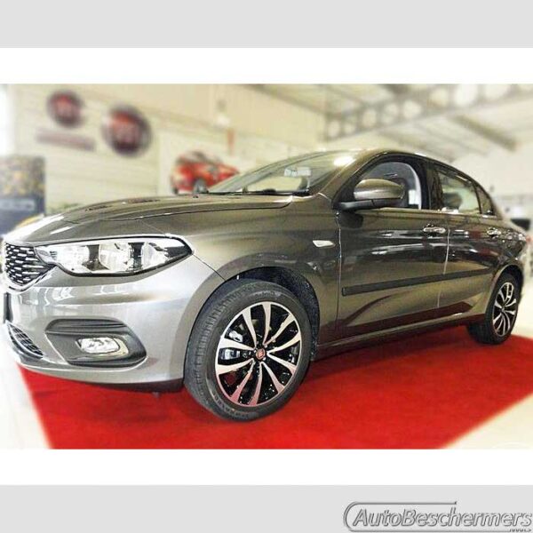 Stootlijsten set zwart Fiat Tipo Sedan 2016- - Afbeelding 2