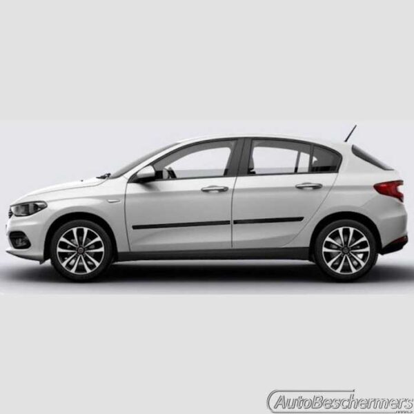 Stootlijsten set zwart Fiat Tipo Hatchback 03.2016- - Afbeelding 2