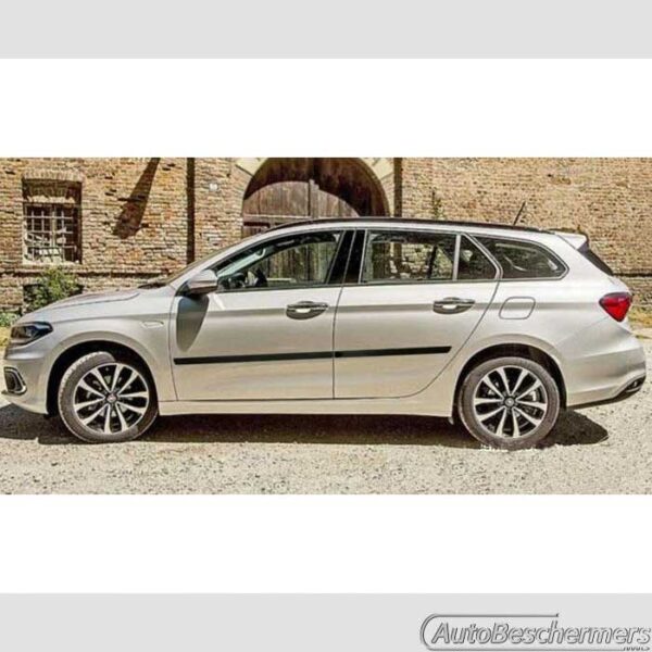 Stootlijsten set zwart Fiat Tipo Wagon 03.2016- - Afbeelding 2