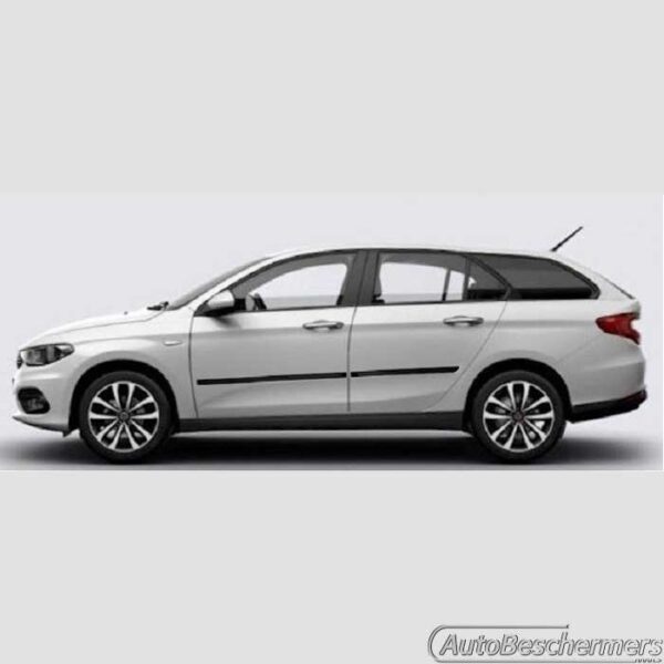 Stootlijsten set zwart Fiat Tipo Wagon 03.2016- - Afbeelding 3