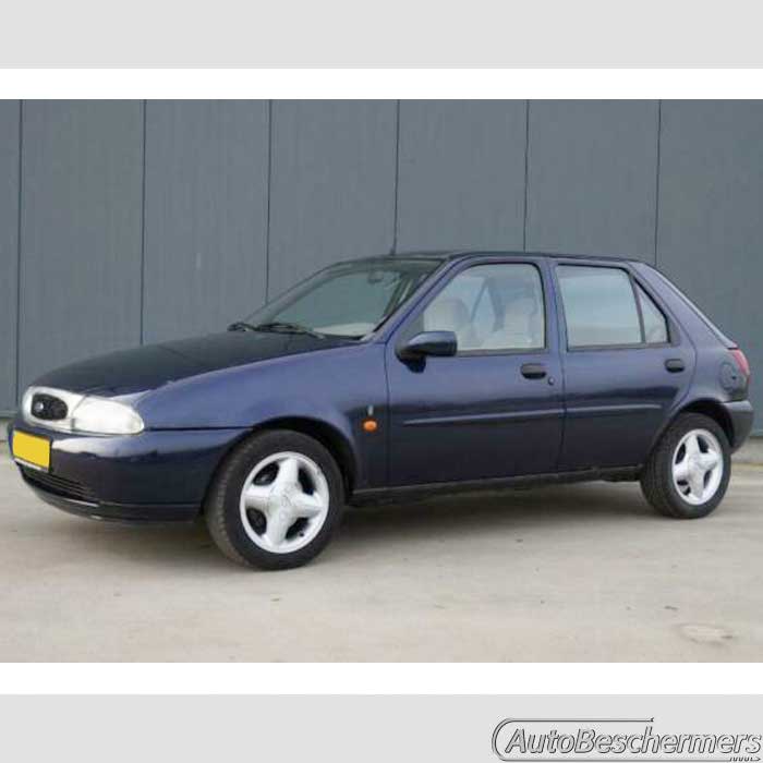 Stootlijsten set zwart Ford Fiesta 3-deurs 1999-2002