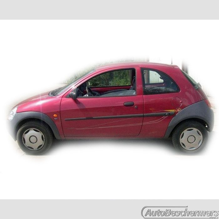 Stootlijsten set zwart Ford Ka 1996-2008