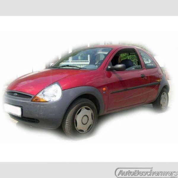 Stootlijsten set zwart Ford Ka 1996-2008 - Afbeelding 2