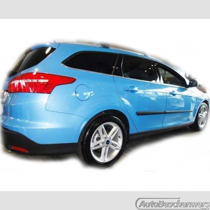 Stootlijsten set zwart Ford Focus Wagon 08.2014-
