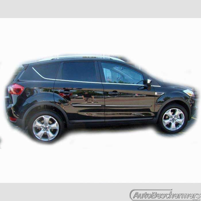 Stootlijsten set zwart Ford Kuga 06.2008-02.2013