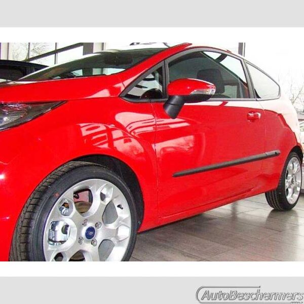 Stootlijsten set zwart Ford Fiesta 3-deurs 10.2008- - Afbeelding 3