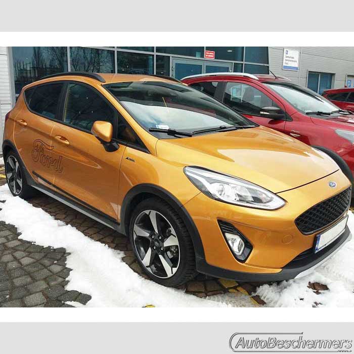 Stootlijsten set zwart Ford Fiesta 5-deurs 05.2017-