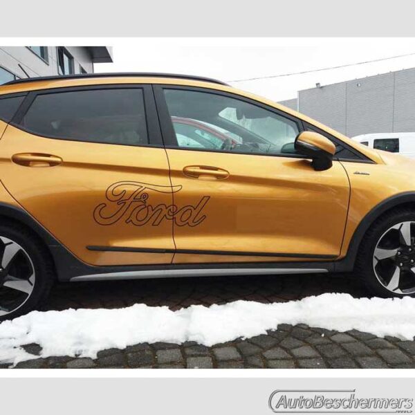 Stootlijsten set zwart Ford Fiesta 5-deurs 05.2017- - Afbeelding 3