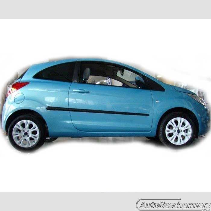 Stootlijsten set zwart Ford Ka 02.2009-
