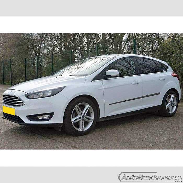 Stootlijsten set zwart Ford Focus 5-deurs 2015-09.2018