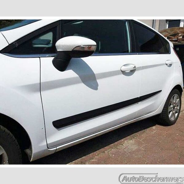 Stootlijsten set zwart Ford Fiesta 5-deurs 10.2008-05.2017 - Afbeelding 3