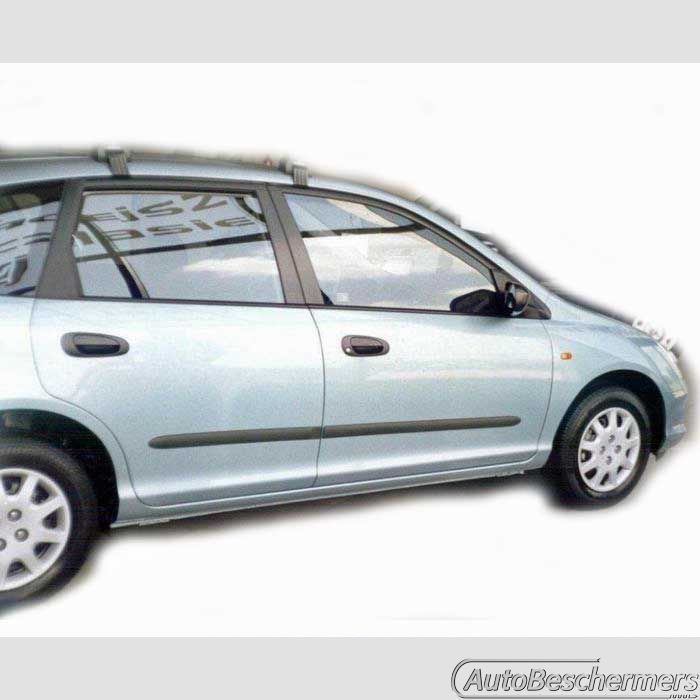 Stootlijsten set zwart Honda Civic 5-deurs 2001-2006