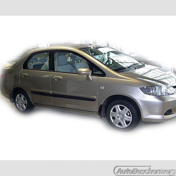 Stootlijsten set zwart Honda City 2002-2008