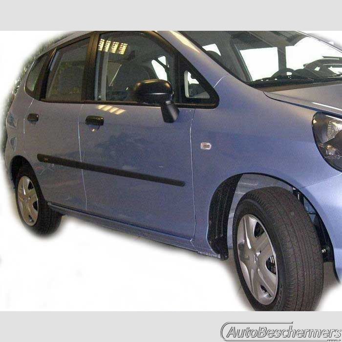 Stootlijsten set zwart Honda Jazz 5-deurs 2002-10.2008