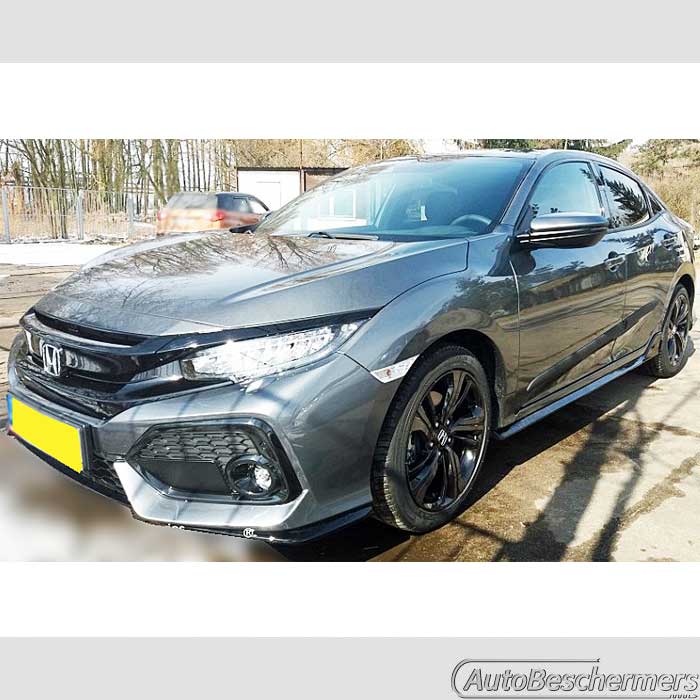 Stootlijsten set zwart Honda Civic 5-deurs Hatchback 05.2017-