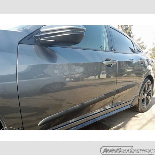 Stootlijsten set zwart Honda Civic 5-deurs Hatchback 05.2017- - Afbeelding 2