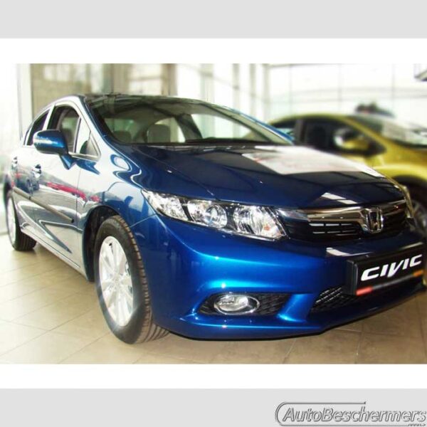 Stootlijsten set zwart Honda Civic 4-deurs 01.2012- - Afbeelding 2