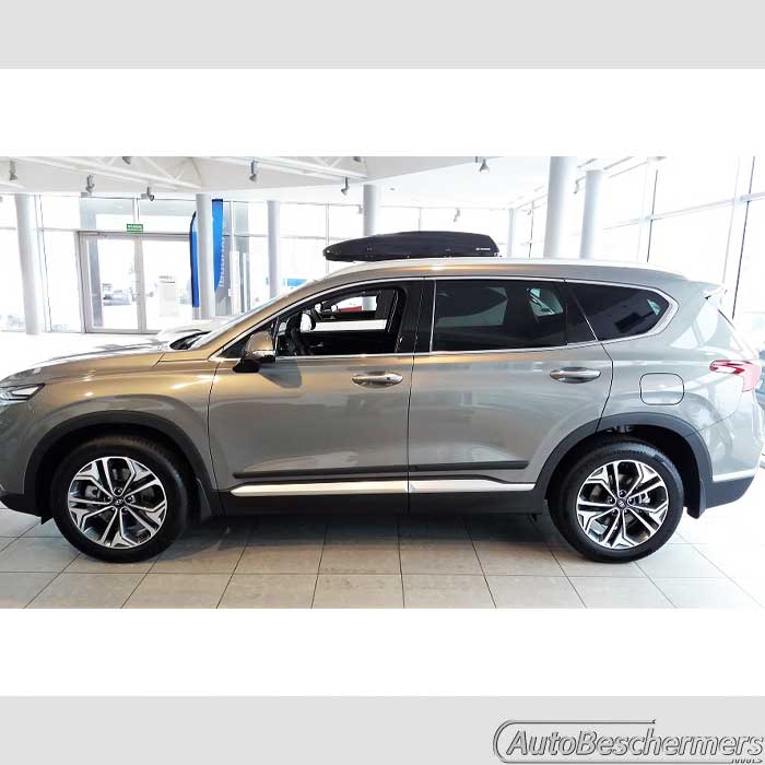 Stootlijsten set zwart Hyundai Santa Fe 09.2018-