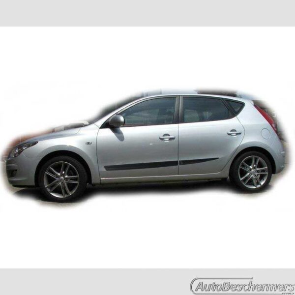 Stootlijsten set zwart Hyundai i30 5-deurs 2007-03.2012