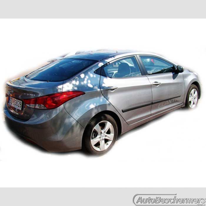 Stootlijsten set zwart Hyundai Elantra 2011-2017