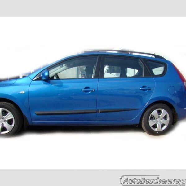 Stootlijsten set zwart Hyundai i30CW Wagon 2007-06.2012 - Afbeelding 2