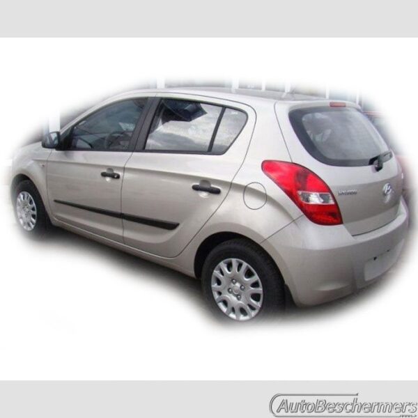 Stootlijsten set zwart Hyundai i20 5-deurs 02.2009-04.2012 - Afbeelding 2