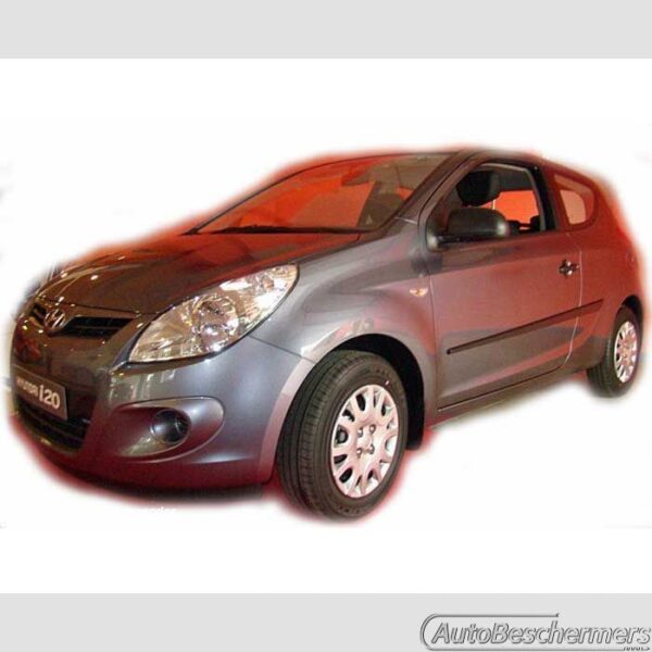 Stootlijsten set zwart Hyundai i20 3-deurs 02.2009-04.2012 - Afbeelding 2