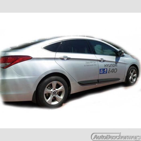 Stootlijsten set zwart Hyundai i40 Sedan 04.2012- - Afbeelding 2