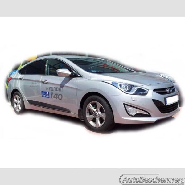 Stootlijsten set zwart Hyundai i40 Sedan 04.2012-