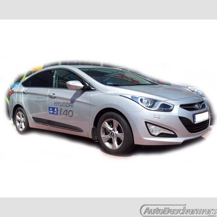 Stootlijsten set zwart Hyundai i40 Sedan 04.2012-